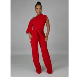One Shoulder Jumpsuit